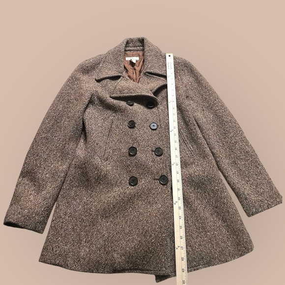 j crew peacoat womens small Multicolor wool blend Casual Winter Gorpcore - Picture 4 of 5